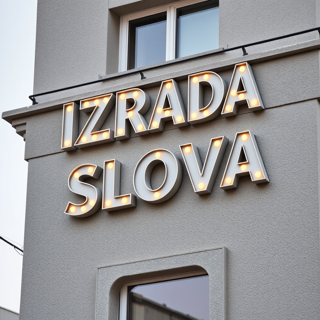 izrada slova za fasadu beograd